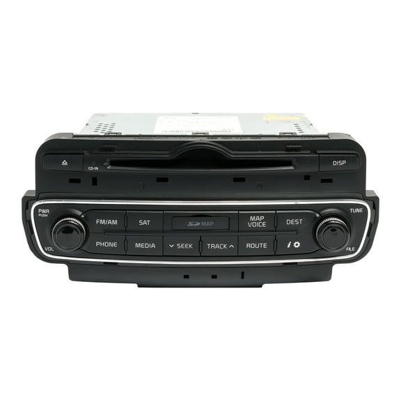 Restored 2014-2015 Kia Cadenza AM FM Radio Satellite Single Disc CD Player 96560-3R105 (Refurbished)