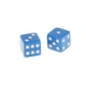 thumbnail image 3 of Juego de dados de 6 lados azules para juegos de mesa, 3 of 7
