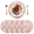thumbnail image 3 of Ryvnso Beautiful Flowers Round Plate Mats Dining Table Placemat 1 Piece for Holiday Decoration, 3 of 7