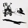 thumbnail image 1 of Star Wars Speeder Bike Easy Rider, Guys Funny StarWars Parody, Men's Premium Tshirt, 1 of 3