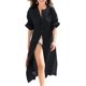 thumbnail image 1 of Xishao Mujer Cárdigan de Playa Blusa Larga de Verano Cubrir Bikini Camisola y Pareos Negro2 Negro2 Xishao ropa, 1 of 2