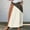 Brown, variant on Maxi Skirts for Women Viikei Chiffon Skirt with Ruffles,Women's Printed Elastic Waistband Pleated Pocket Skirt With Mid Calf Skirt Black XXXL
