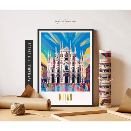 Milan Duomo Italy Travel Wall Decor