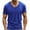 Blue, variant on Mens Vneck Tshirts With Pocket Tshirts Men Cotton Tshirt Mens Men Pack Of Tshirts T Shirt 2 Pack Men's White T Shirts Xxxl