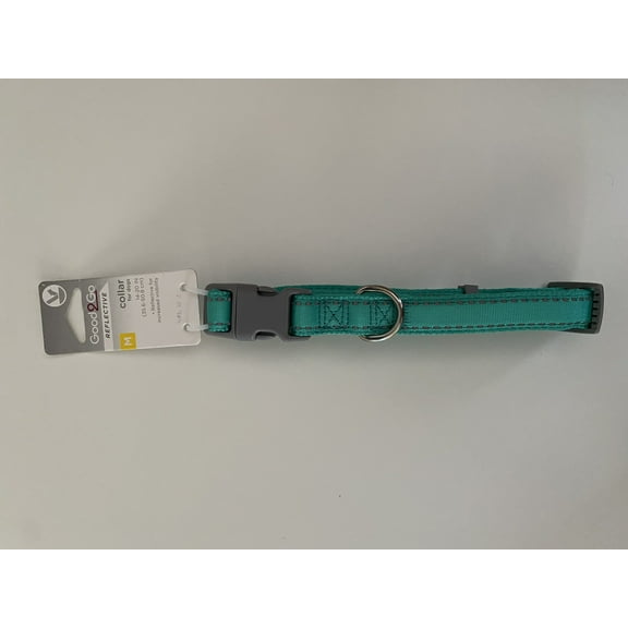 Good2Go -  Dog Collar Green and Grey Reflective Medium 14" - 20" Neck