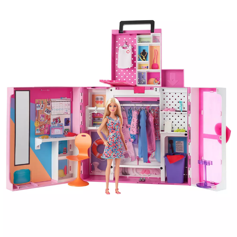 loterij vloeiend Vriend Mattel Barbie Dream Closet Doll and Playset - Walmart.com