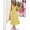 Yellow, variant on Merokeety Womens Summer Dresses Pleated Square Neck Cocktail Work Midi Dress Blue m