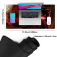thumbnail image 5 of Large Gaming Mouse Pad Red Custom Mouse Pads,Mousepad with Anti-Slip Rubber Base and Stitched Edges Mouse Mat,Big Desk Pad for Computer Keyboard,Office Desk Mat for Desktop,31.5x15.7 Inches, 5 of 13