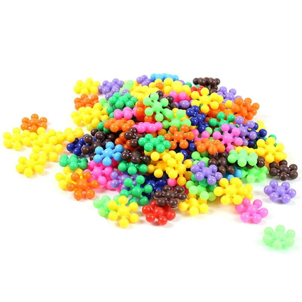 Building Discs Interlocking Block Set 3D Snow STEM Toy Puzzle Brain