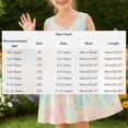 thumbnail image 4 of Juslio Girls Dresses Summer Beach Girls Sundress Kids Clothes Short Sleeve Casual Little Girl Dresses, 4 of 7