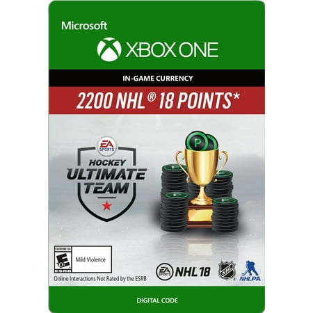 NHL 18 Ultimate Team NHL Points 2200 Xbox One (Email Delivery)