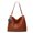 Browm(9998-hpz), variant on GAEKEAO Leather Crossbody Handbags for Women, Large Shoulder Purse with Adjustable Strap, Brown