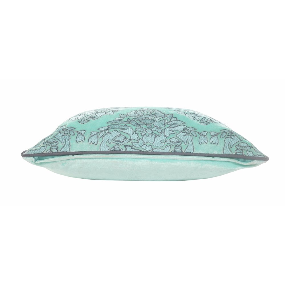 LR Home Mint and Gray Decorative Throw Pillow