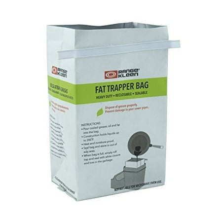 Range Kleen Récipient à Graisse pour Cuisine??00-02 Piège la Graisse? Système de Conservation de Graisse avec 2 Sacs de Recharge de Piège à Graisse + Récipient à Graisse de Cuisine