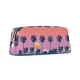 thumbnail image 2 of Uemuo Beach with Palm Trees Printed Leather Pencil Case, Pencil Pouch, Portable Pencil Bag, Pen Case for& Office, 2 of 7