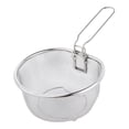 thumbnail image 3 of jifeng Deep Fry Basket Stainless Steel Kitchen Mesh Strainer for Cooking Restaurant Diameter 17.8cm, 3 of 9