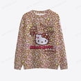 thumbnail image 3 of Sudadera con capucha de Hello Kitty Harajuku de Anime japonés para mujer, sudadera Ullzang de los años 90 con dibujos animados divertidos de Eleven, sudadera con capucha de Hello Kitty para mujer, 3 of 5
