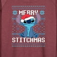 thumbnail image 3 of Lilo & Stitch - Merry Stitchmas - Women's Lightweight French Terry Long Sleeve Shirt, 3 of 5