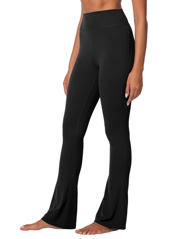 Funidos Flare Leggings for Women Yoga Pants Soft High Waist Bootcut Leggings Tall Long Bootleg Pants for Women