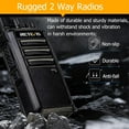 thumbnail image 3 of Retevis RT68 Talkies-walkies pour Adultes Radios Bidirectionnels Longue Portée, Radio Bidirectionnelle Rechargeable USB 1200mAh (Lot de 4), 3 of 9