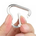 thumbnail image 2 of 20PCS Heart Shape Keychain Clips Mini Small Carabiner -Aluminum Durable Quick Release Auto Locking D-shape Spring Loaded Clip for for Home Rv Camping Fishing Hiking Traveling and Sports, 2 of 5