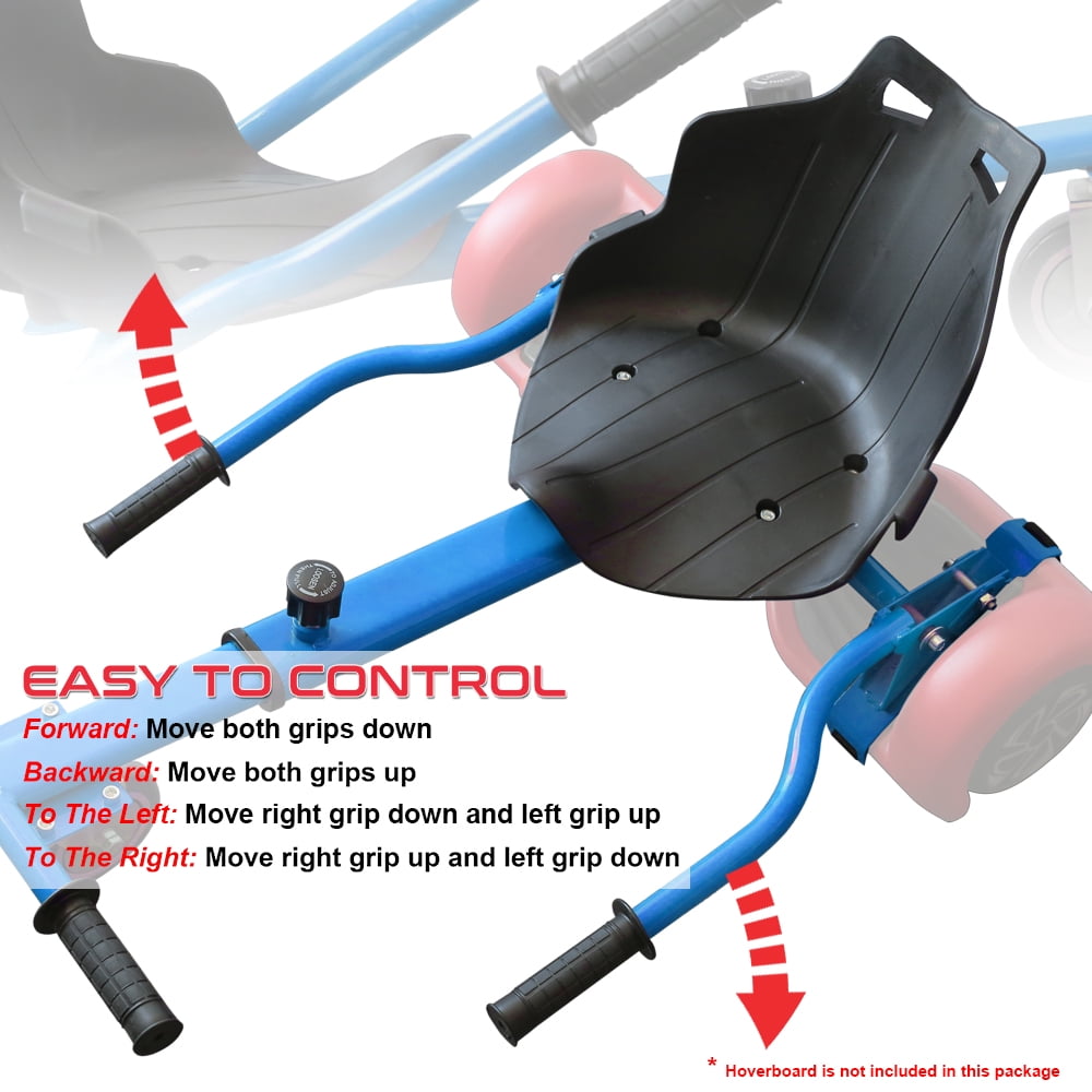 Hoverboard Seat Attachment Accessory Go Kart Hoverkart Hovercart for Hoverboard self-stabilizing Scooter Adjustable