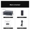 thumbnail image 2 of AK45 Bluetooth Amplifier 300Wx2 2 Channel Stereo Receiver With USB/SD/RCA/MIC/FM Home AMP For Passive Speakers, 2 of 6