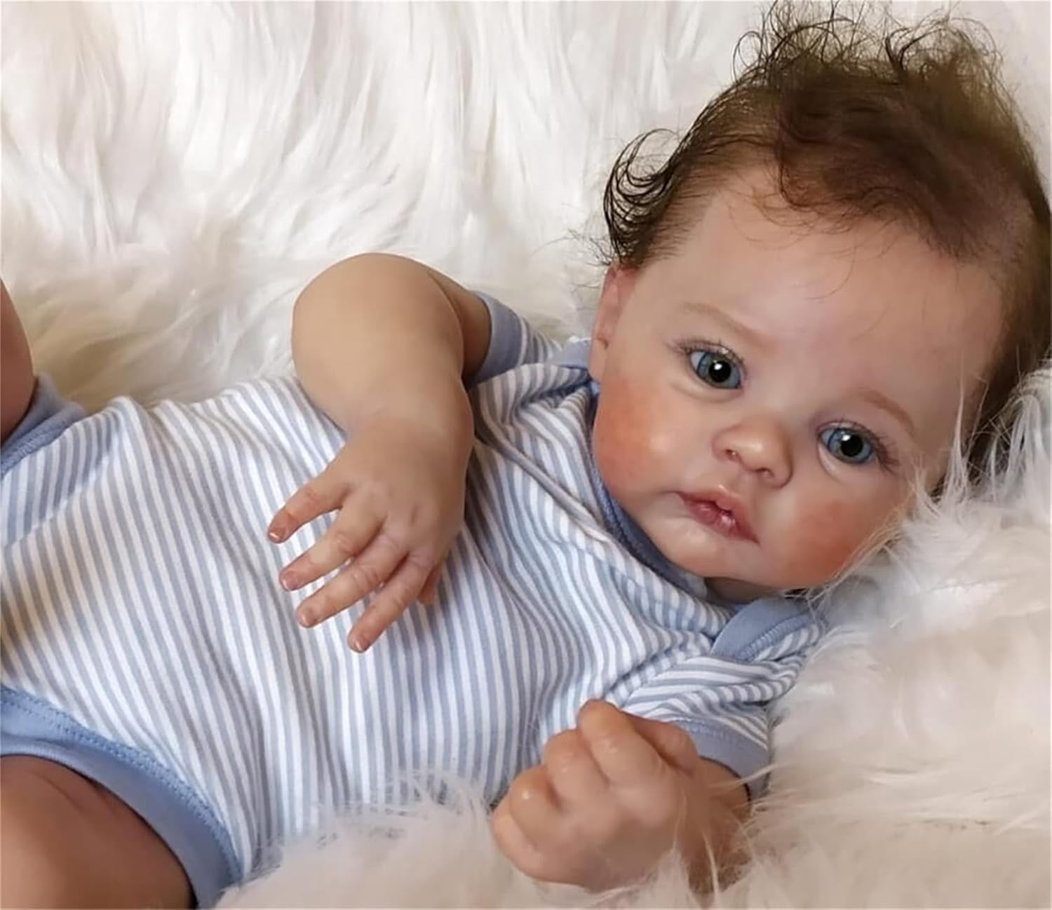 Realistic Reborn Baby doll 19 Inch Reborn Babies That Look Real and Feel Real Life Like Baby Dolls for gift(Cloth Body)