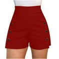 thumbnail image 1 of LOVZFMLL Ladies' Casual A-line Shorts Wine S, 1 of 3