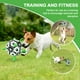 thumbnail image 3 of Pelota de fútbol TBC PET de juguete para perros, 15 cm, cuerda de arrastre interactiva, 3 of 7