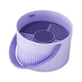 thumbnail image 4 of Limpiador de brochas de maquillaje Yuyangstore cepillo de cuenco Herramientas de Limpieza y secado Violeta, 4 of 8