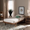 thumbnail image 5 of Bowery Hill Walnut Brown Finished Wood Twin Size Platform Bed Frame, 5 of 7