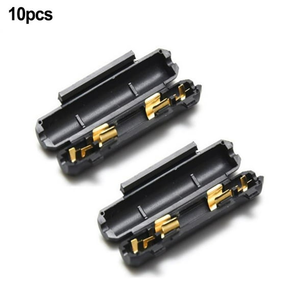 10 Pcs en Ligne 6X30Mm Porte-Fusibles Crêpe Arachide Coque à Bascule Type Vélo Quad Coque Noire + Terminal Mingyqi