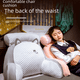 thumbnail image 2 of Pacifying Doudou Cojín De Terciopelo Junto A La Cama Bolsa Suave Respaldo Grande Cama De Dormitorio Lectura Protección De La Cintura Jugar Teléfono Móvil Cojín De Respaldo Simple, 2 of 6