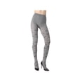 thumbnail image 2 of MeMoi Dog Walker Seamless Sweater Tights - Womens - Female, Large/X-Large, Medium Gray Heather, 2 of 4