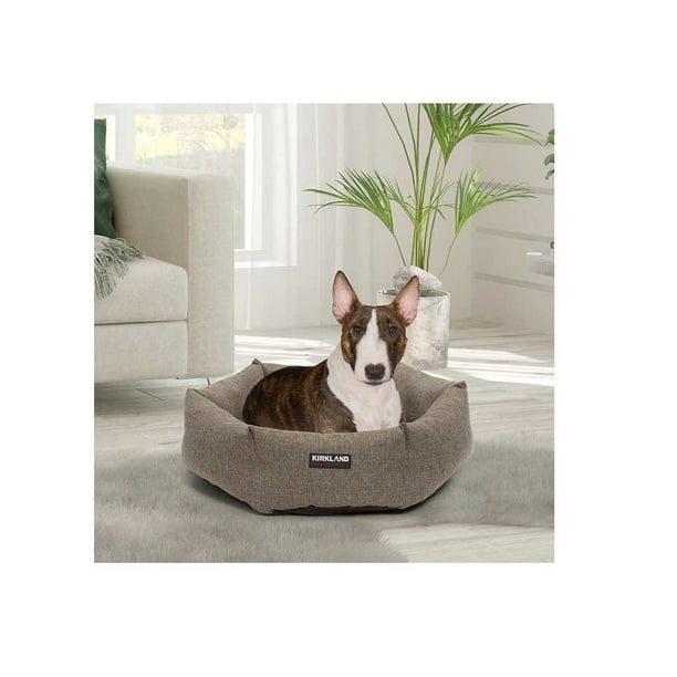 Kirkland Signature 25" Hexagon Cuddler Dog Bed Brown