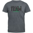 thumbnail image 1 of I In Team Heather Grey Adult T-Shirt, 1 of 1
