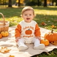thumbnail image 5 of KJameas Baby Boys Girls Romper Pumpkin Graphic Raglan Sleeve, 5 of 9