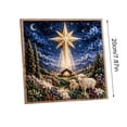 thumbnail image 7 of 3D Christian Fabric Poke Art Kit, Christmas Fabric Poke Art Kit for Adults With Pre-Cut Squares,Embroidery Jesus Nativity Scene Religious DIY Craft Kit for Christian, 7 of 7