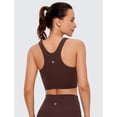 thumbnail image 2 of Sostén CRZ YOGA Butterluxe Cuello Alto Espalda Deportiva con Relleno Taupe M, 2 of 4