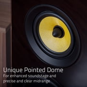 Fluance Signature HiFi 3-Way Floorstanding Tower Speakers with Dual 8 Woofers for 2-Channel Stereo Listening or Home Theater System - Black Ash/Pair (HFF)