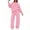 Pink, variant on Fall Sweatsuits Women 2 Pcs Lounge Sets Matching Oversized Sweatshirt Sweatpants Tracksuit Set (Green XL)