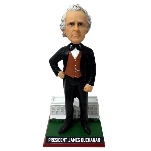 James Buchanan White House Base President Bobblehead Numbered to 1,856