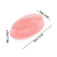 thumbnail image 4 of Unique Bargains Bath Brush for Shower 4.72"x2.76"x1.69" 1 Pc Pink, 4 of 6