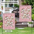 thumbnail image 5 of Pink White Magnolia Garden Flag 12 x 18 Inches, Spring Floral Leaf Botanical Pink Weather Proof Outdoor Patio Flags Double Sided Small Garden Decoration for Yard Outside Home, 5 of 9