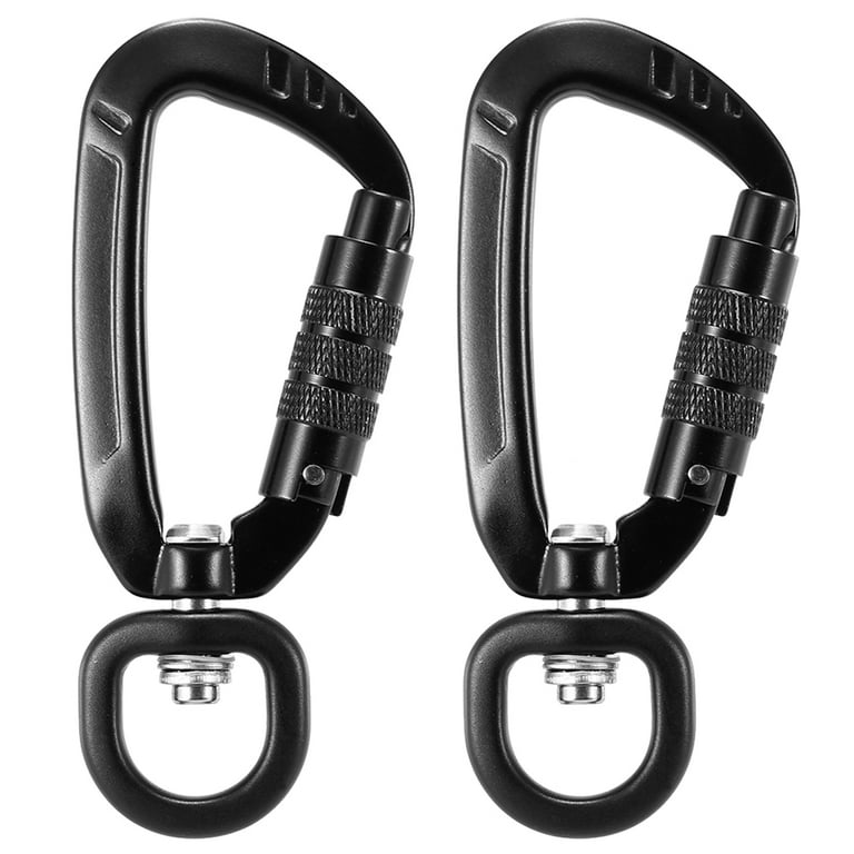 360° Rotatable Spinner Carabiner Swivel Carabiner Clip Small Wire