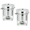 thumbnail image 2 of 2Pack 7QT Soup Chafer Station with Contemporary Marmite Water Pan, Stainless Steel, Including Fuel Holder & Ladle - Perfect for Buffets, Events and Party Service, 2 of 8
