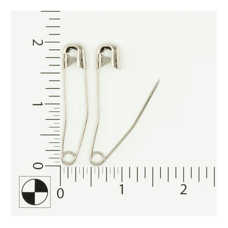 2 PCS of 3 Inch Heavy Duty Jumbo Stainless Steel Safety Pins Silver Color  Safety Pins for Laundry, Blanket, Key Rings, Outdoor