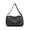 Black, variant on Women's Large Capacity Denim Tote Bag with Zipper, Y2K Preppy Canvas Crossbody Shoulder Bag for Everyday Use
