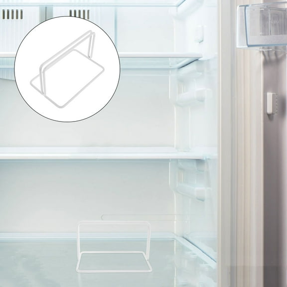 LOLIPPYY Adjustable White Iron Freezer Divider Organizer for Chest Freezer and Refrigerator Shelves, Space Saver